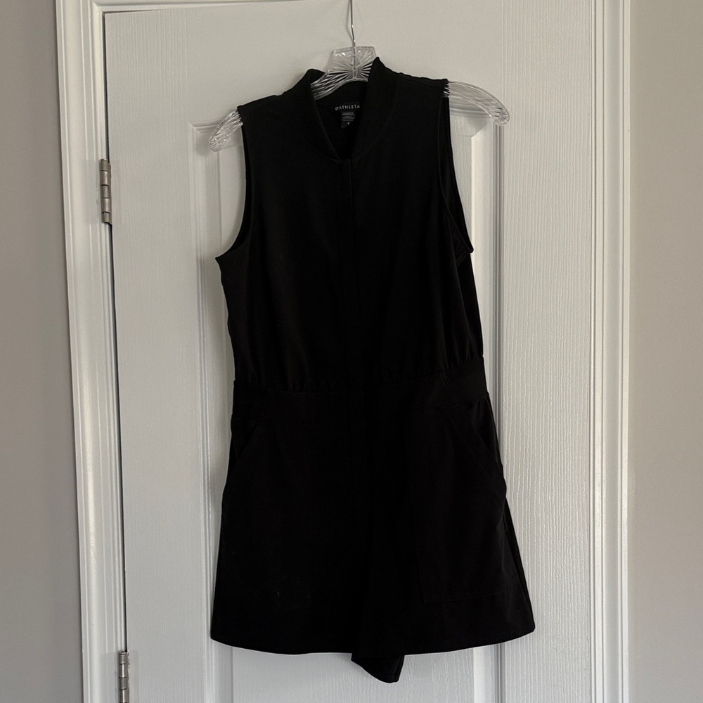 Athleta Black Sleeveless Jumpsuit